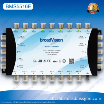 Professional Installing Directv Satellite Cascadable Multiswitch 5 X 5 X 16 